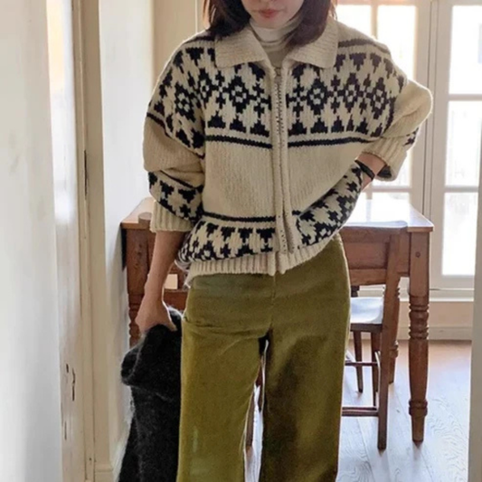 Mylene – Gestrickter Damenpullove