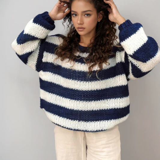 Bedina – Casual-Streifenpulli