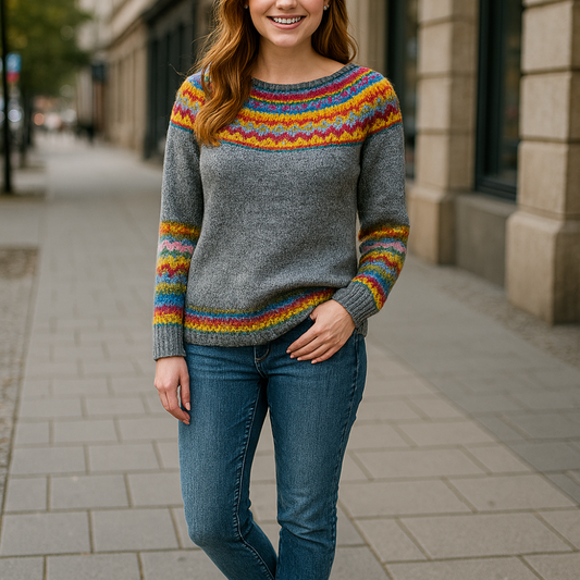 VANELLE – Warmer Retro-Strickpullover für Damen im Vintage-Stil